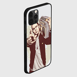 Чехол для iPhone 12 Pro Eminem: Street Music, цвет: 3D-черный — фото 2