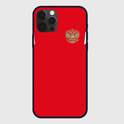 Чехол для iPhone 12 Pro Сборная России: ЧМ 2018, цвет: 3D-черный