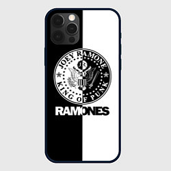 Чехол iPhone 12 Pro Ramones B&W
