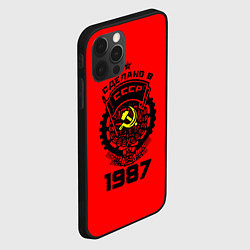 Чехол для iPhone 12 Pro Сделано в СССР 1987, цвет: 3D-черный — фото 2