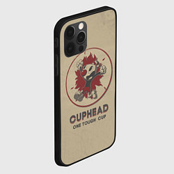 Чехол для iPhone 12 Pro Cuphead: One Touch Cup, цвет: 3D-черный — фото 2