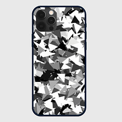 Чехол iPhone 12 Pro Городской серый камуфляж