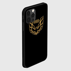 Чехол для iPhone 12 Pro Khabib: Gold Eagle, цвет: 3D-черный — фото 2