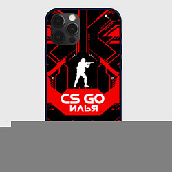 Чехол для iPhone 12 Pro CS:GO - Илья, цвет: 3D-черный