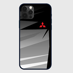 Чехол для iPhone 12 Pro MITSUBISHI SPORT, цвет: 3D-черный