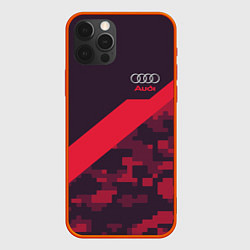 Чехол iPhone 12 Pro Audi: Red Pixel
