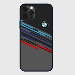 Чехол для iPhone 12 Pro BMW BRAND COLOR, цвет: 3D-черный