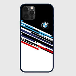 Чехол для iPhone 12 Pro BMW BRAND COLOR БМВ, цвет: 3D-черный