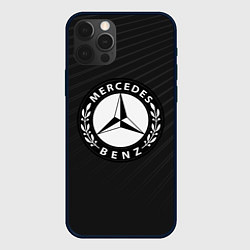 Чехол для iPhone 12 Pro Mercedes-Benz, цвет: 3D-черный