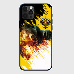 Чехол для iPhone 12 Pro Имперский медведь, цвет: 3D-черный