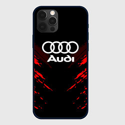 Чехол для iPhone 12 Pro Audi: Red Anger, цвет: 3D-черный