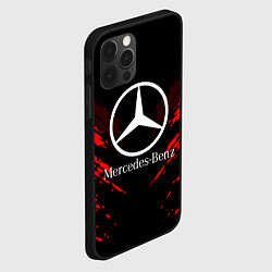 Чехол для iPhone 12 Pro Mercedes-Benz: Red Anger, цвет: 3D-черный — фото 2