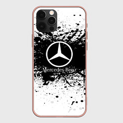 Чехол iPhone 12 Pro Mercedes-Benz: Black Spray