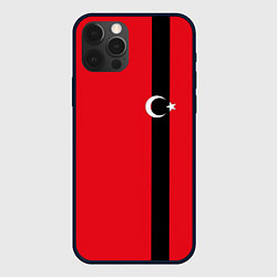 Чехол для iPhone 12 Pro Турция, цвет: 3D-черный