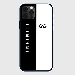 Чехол iPhone 12 Pro Infiniti: Black & White