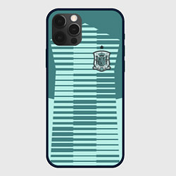 Чехол для iPhone 12 Pro Сборная Испании: Вратарская ЧМ-2018, цвет: 3D-черный