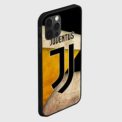 Чехол для iPhone 12 Pro FC Juventus: Old Style, цвет: 3D-черный — фото 2