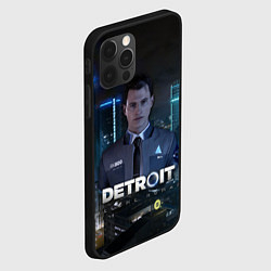 Чехол для iPhone 12 Pro Detroit: Connor, цвет: 3D-черный — фото 2