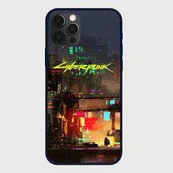 Чехол для iPhone 12 Pro Cyberpunk 2077: Night City, цвет: 3D-черный