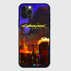 Чехол iPhone 12 Pro Cyberpunk 2077: Night City