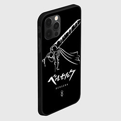 Чехол для iPhone 12 Pro Berserk Khight, цвет: 3D-черный — фото 2