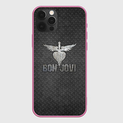 Чехол iPhone 12 Pro Bon Jovi: Metallic Style