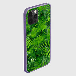 Чехол для iPhone 12 Pro Тропический лес, цвет: 3D-серый — фото 2