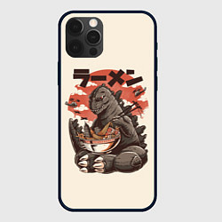 Чехол для iPhone 12 Pro Godzilla Eat, цвет: 3D-черный