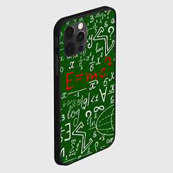 Чехол для iPhone 12 Pro E=mc2: Green Style, цвет: 3D-черный — фото 2