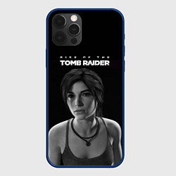 Чехол для iPhone 12 Pro Rise if The Tomb Raider, цвет: 3D-тёмно-синий