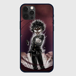 Чехол для iPhone 12 Pro Mob Psycho 100, цвет: 3D-черный