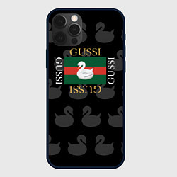 Чехол для iPhone 12 Pro GUSSI: Little Style, цвет: 3D-черный