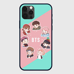 Чехол для iPhone 12 Pro BTS Boys, цвет: 3D-черный