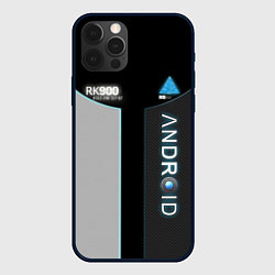 Чехол для iPhone 12 Pro Detroit: Android RK900, цвет: 3D-черный