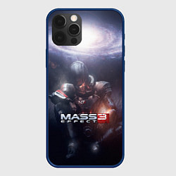 Чехол для iPhone 12 Pro Mass Effect 3, цвет: 3D-тёмно-синий