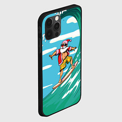Чехол для iPhone 12 Pro Cool Santa, цвет: 3D-черный — фото 2