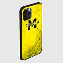 Чехол для iPhone 12 Pro Metro Exodus: Yellow Grunge, цвет: 3D-черный — фото 2