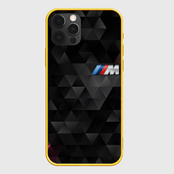 Чехол для iPhone 12 Pro BMW M: Polygon, цвет: 3D-желтый