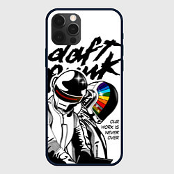 Чехол для iPhone 12 Pro Daft Punk: Our work is never over, цвет: 3D-черный