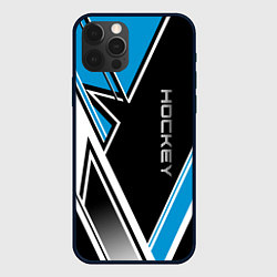 Чехол iPhone 12 Pro Hockey black blue white