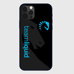 Чехол для iPhone 12 Pro TEAM LIQUID, цвет: 3D-черный