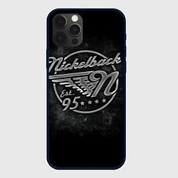 Чехол для iPhone 12 Pro Nickelback Est. 1995, цвет: 3D-черный