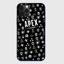 Чехол iPhone 12 Pro Apex Legends: Black Pattern