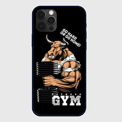 Чехол iPhone 12 Pro Go heavy or go home - bull