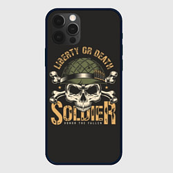 Чехол iPhone 12 Pro Soldier - liberty or death