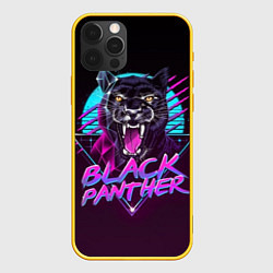 Чехол iPhone 12 Pro Black Panther 80s