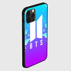 Чехол для iPhone 12 Pro BTS: Violet Butterflies, цвет: 3D-черный — фото 2