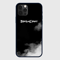 Чехол iPhone 12 Pro Чёрный клевер