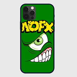 Чехол для iPhone 12 Pro NOFX Face, цвет: 3D-черный