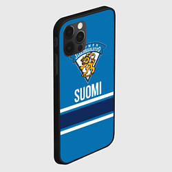 Чехол для iPhone 12 Pro Сборная Финляндии, цвет: 3D-черный — фото 2